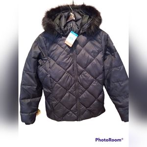 NWT Columbia Black Duck Down Jacket XL